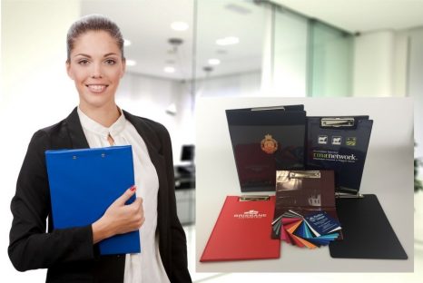 Plastics Unique manufactures printed, custom clipboards, branded with your logo.