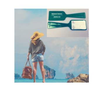 Branded luggage tags or Bag Tags screen printed or fully colour digital printed