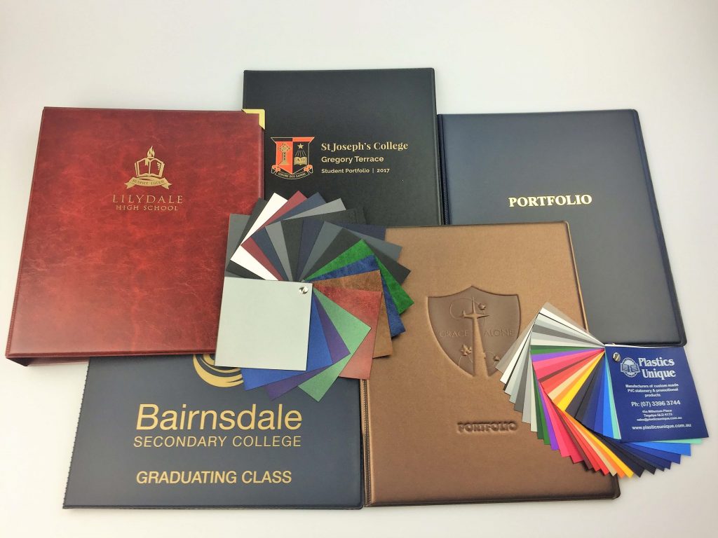 Student Portfolio Folders for Schools and Colleges Plastics Unique