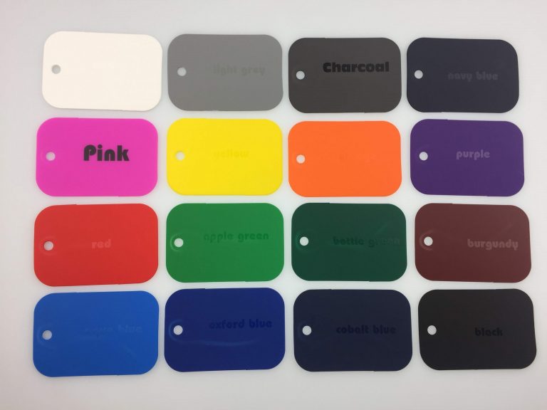 Standard Polypropylene Colour Range Plastics Unique